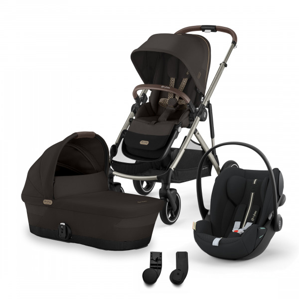 CYBEX Gold Gazelle 3in1 - Chocolate Brown/Moon Black